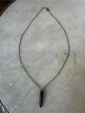 Hematite Crystal Pendant